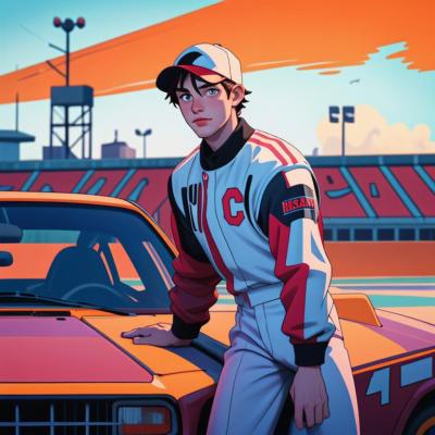 Chat with Racing friend, the  character AI chatbot