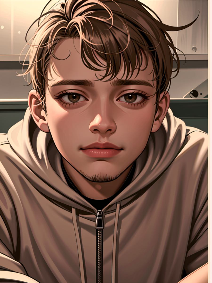 Chat with Calvin, the Anime character AI chatbot