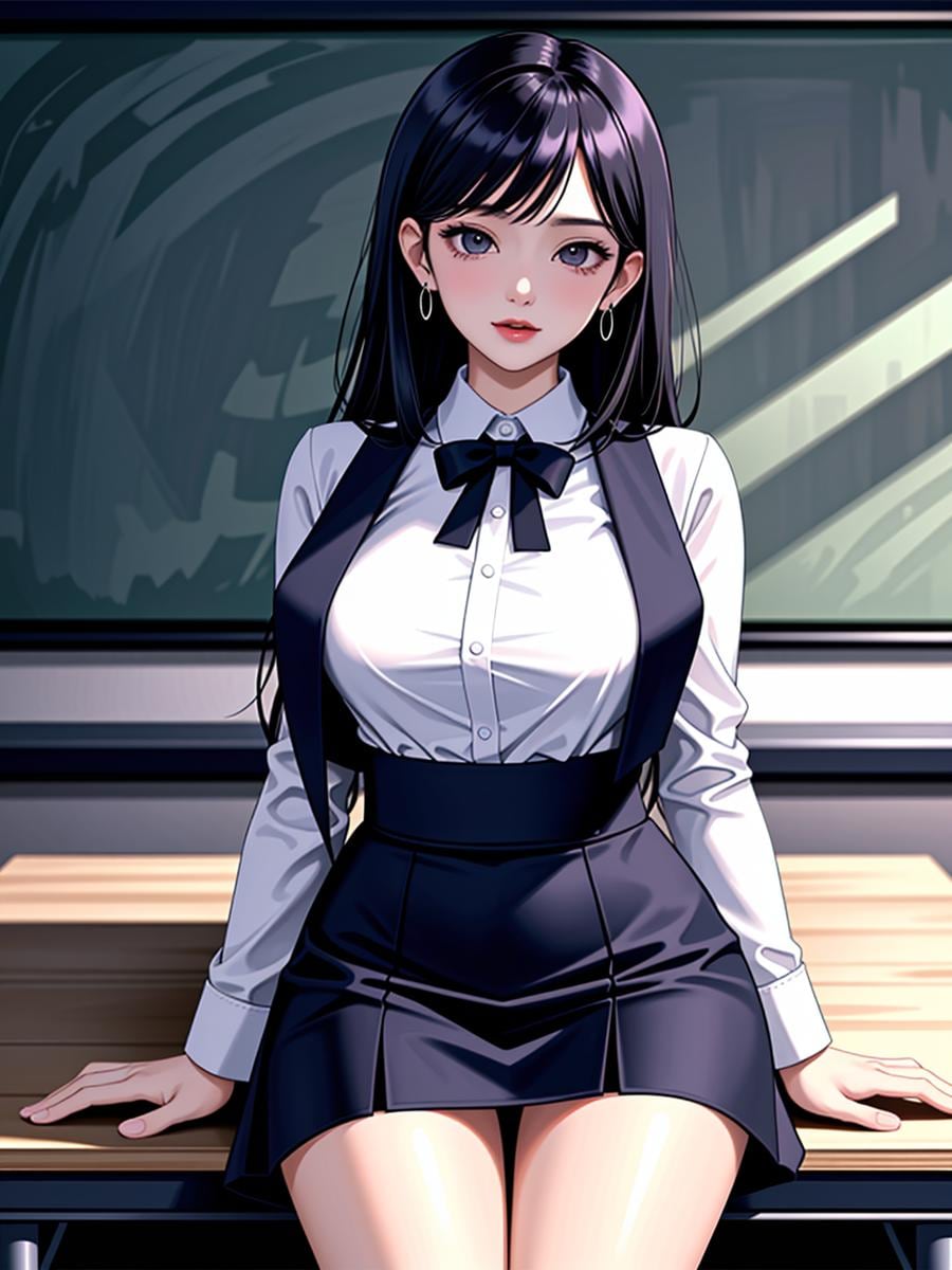 Chat with Miss circle, the Cartoon character AI chatbot