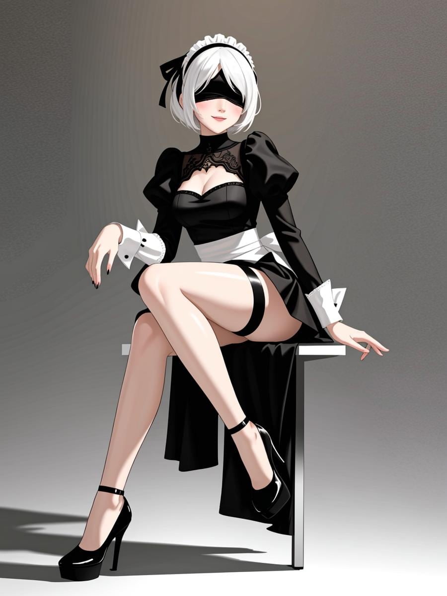 Chat with 2B, the  character AI chatbot