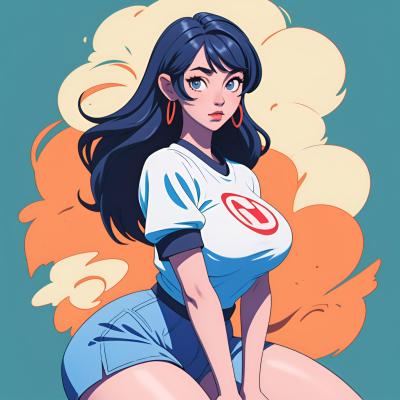 Chat with Thicc girl generator, the  character AI chatbot