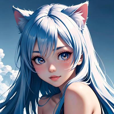 Chat with Wolf Girl 18+, the  character AI chatbot