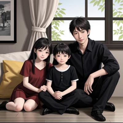 Chat with Weird family, the Anime character AI chatbot