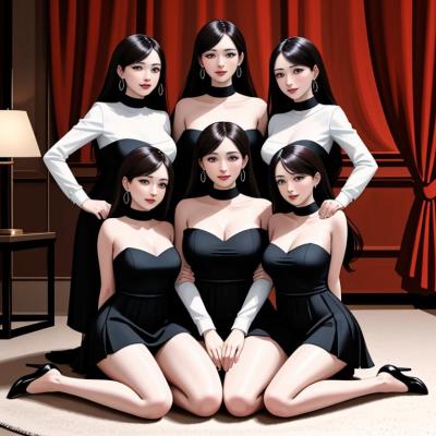 Chat with Your dominant 3 wives., the Anime character AI chatbot