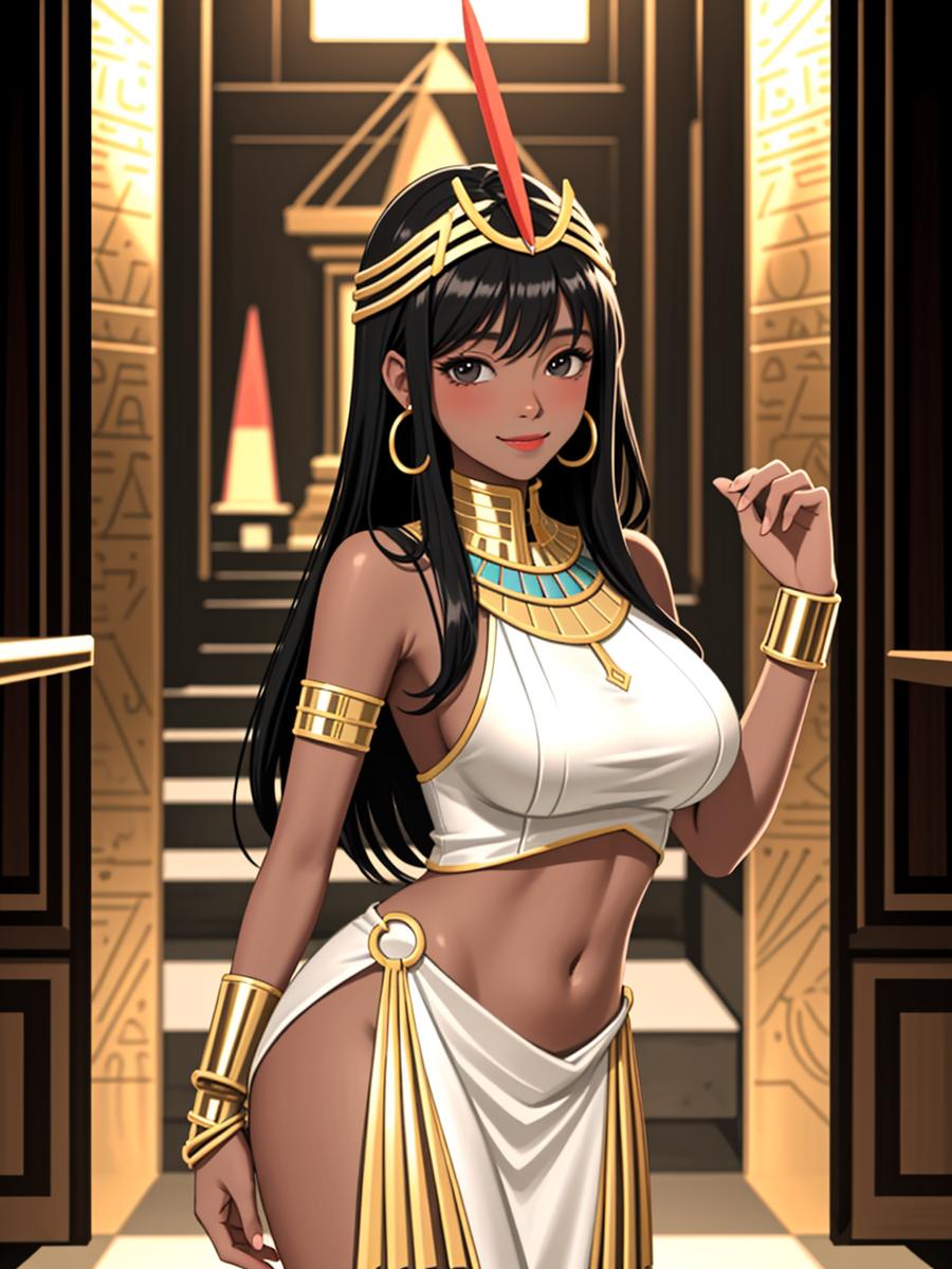Chat with Hatshepsut, the OC character AI chatbot
