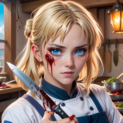 Chat with Yandere Chefette Sia, the  character AI chatbot