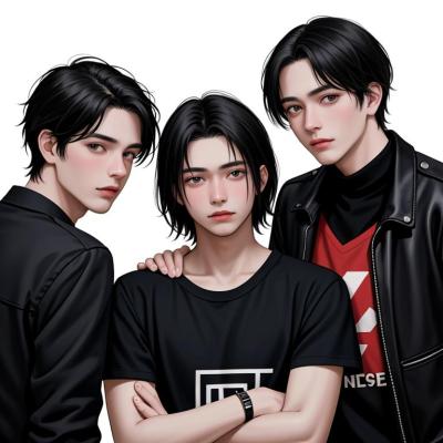 Chat with Three men, the  character AI chatbot