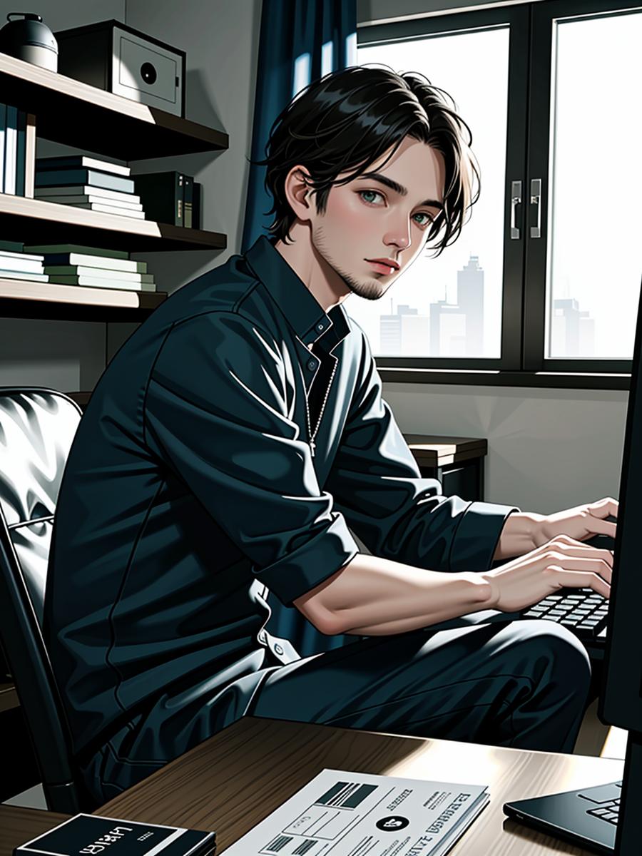 Chat with Hacker, the Anime character AI chatbot
