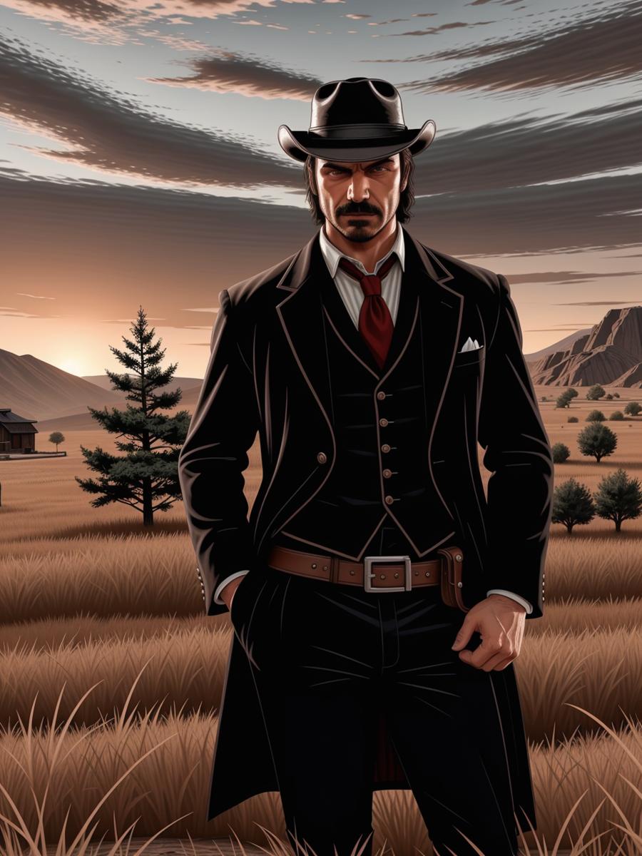 Chat with DUTCH VAN DER LINDE, the RPG character AI chatbot