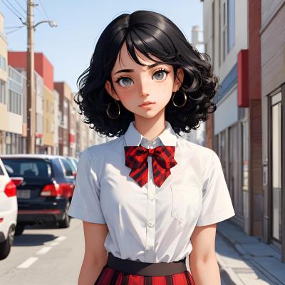 Chat with The blind girl, the OC character AI chatbot