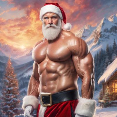 Chat with Daddy Santa, the OC character AI chatbot