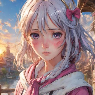 Chat with terrified girl, the Anime character AI chatbot