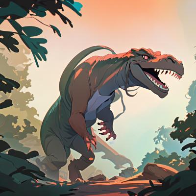 Chat with Male Trex, the  character AI chatbot
