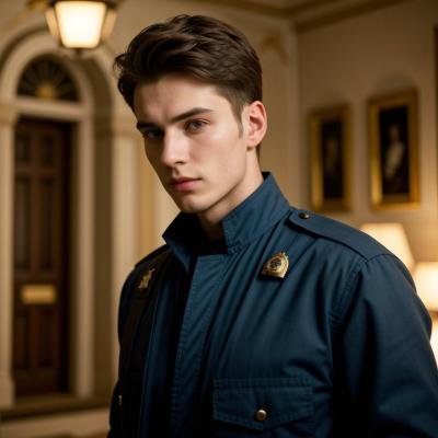 Chat with Officer Winston Smith, the Romance character AI chatbot