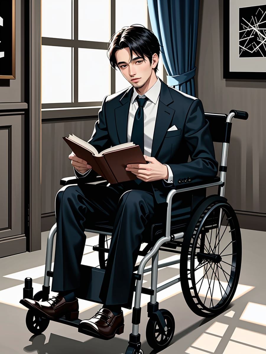 Chat with Sick husband, the Anime character AI chatbot