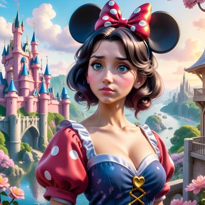 Chat with Minnie Mouse, the  character AI chatbot
