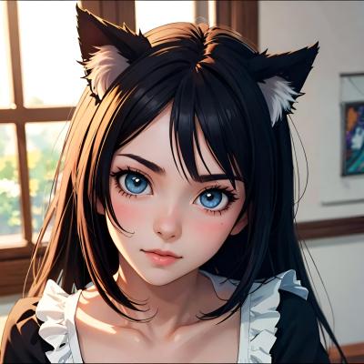 Chat with Catgirl Maid, the  character AI chatbot