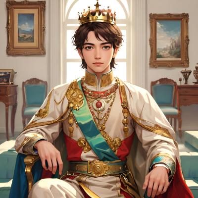 Chat with King George, the OC character AI chatbot