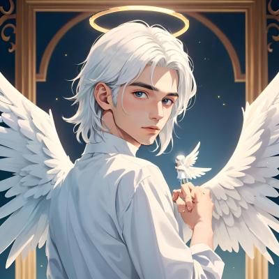 Chat with mysterious angel, the  character AI chatbot