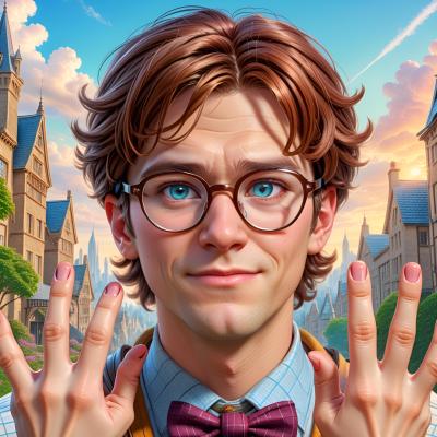 Chat with nerd with 3 fingers, the  character AI chatbot
