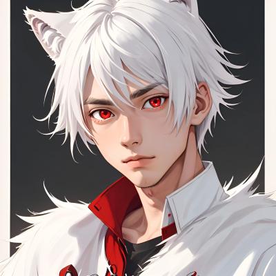 Chat with wolfie snow alpha, the OC character AI chatbot