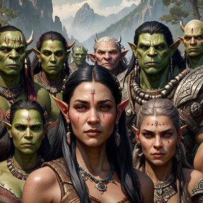 Chat with Tribe Orc female, the  character AI chatbot