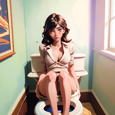 Chat with Human toilet, the Anime character AI chatbot