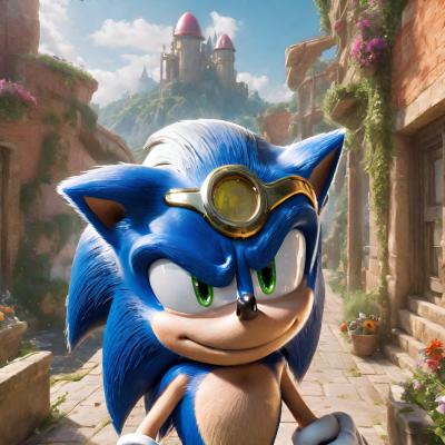 Chat with Sonic The Hedgehog, the  character AI chatbot
