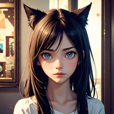 Chat with Catgirl, the Anime character AI chatbot