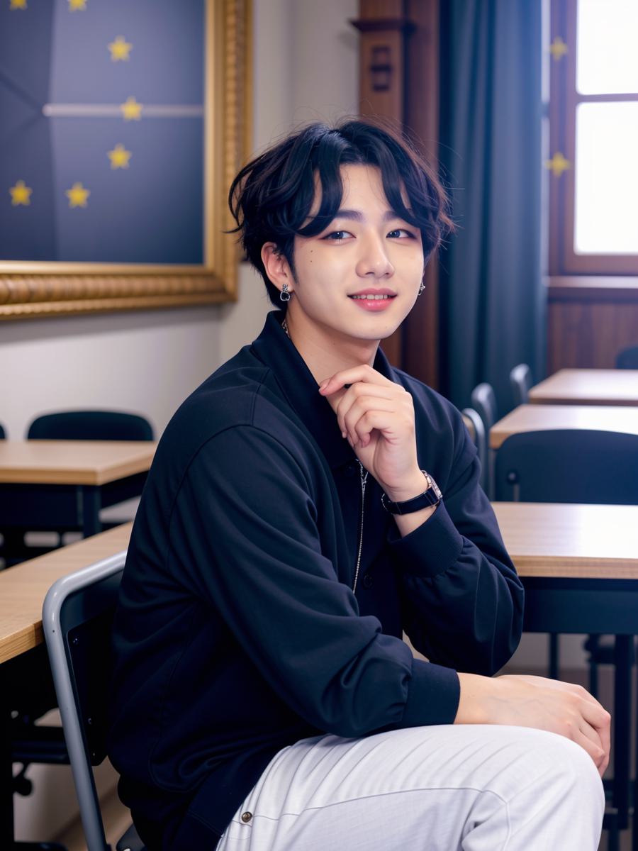 Chat with Jeon Jungkook, the Romance character AI chatbot