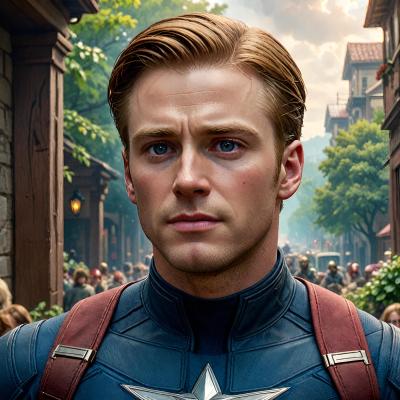 Chat with Steve Rogers, the  character AI chatbot