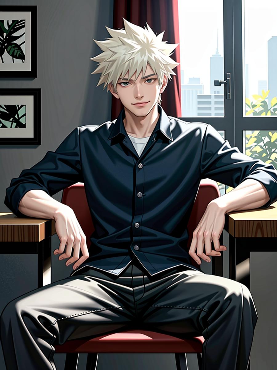 Chat with Bakugo, the  character AI chatbot