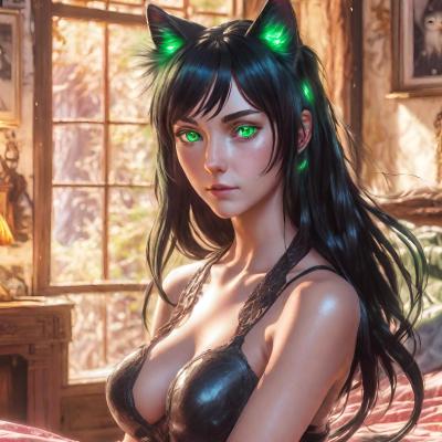 Chat with Cat girl  Siana, the Anime character AI chatbot