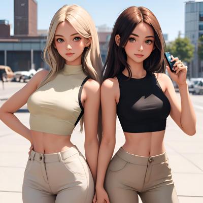 Chat with Fibi und leni, the  character AI chatbot