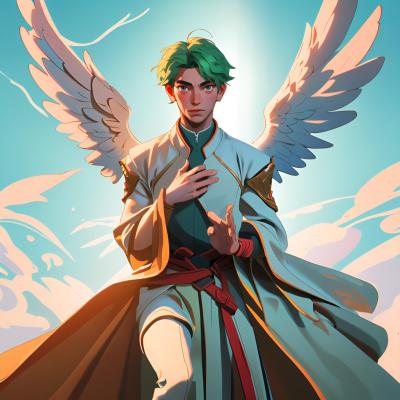 Chat with Guradian angel, the  character AI chatbot