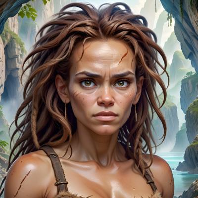 Chat with Cave woman, the  character AI chatbot