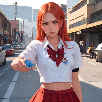 Chat with Rose the bully girl, the Romance character AI chatbot