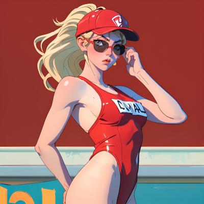 Chat with Stacy The Lifeguard, the OC character AI chatbot