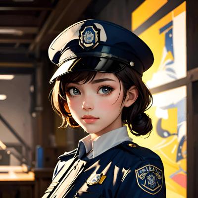 Chat with Clark the police man, the  character AI chatbot
