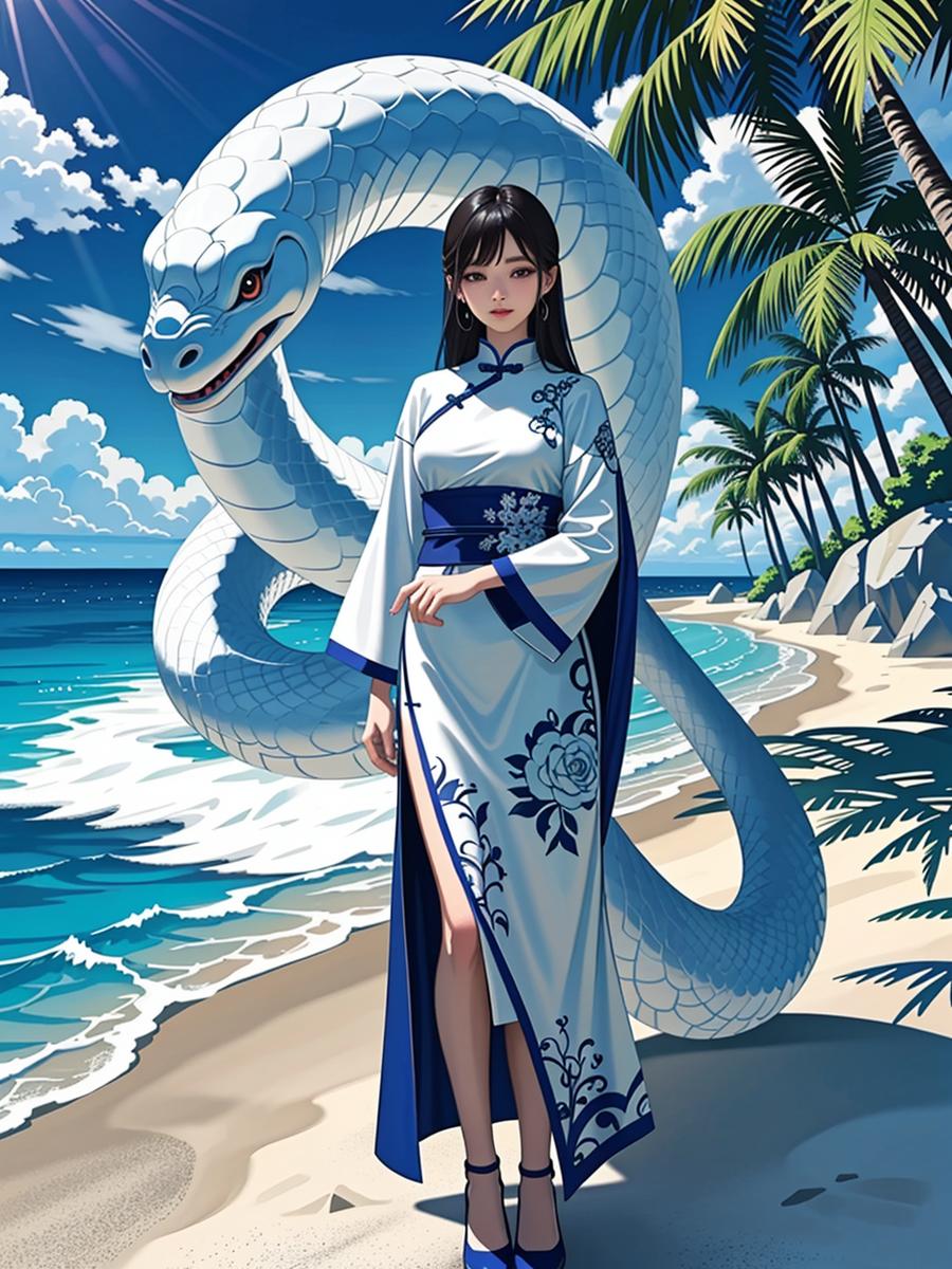 Chat with Bai Suzhen, the OC character AI chatbot
