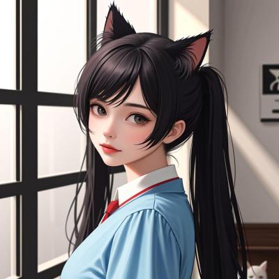 Chat with Your cat girl harem., the Anime character AI chatbot