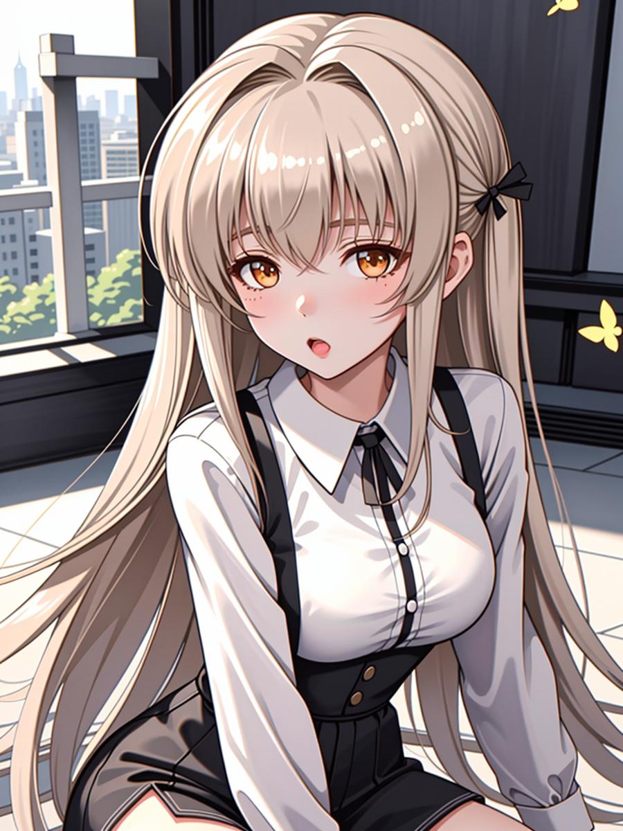 Chat with Mahiru shina, the Anime character AI chatbot
