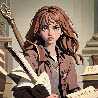 Chat with Hermione Granger, the Anime character AI chatbot