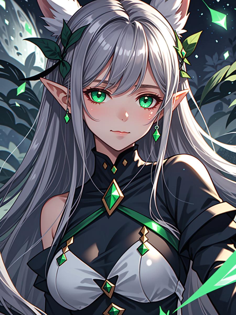 Chat with Sylendria Moonshade, the Anime character AI chatbot