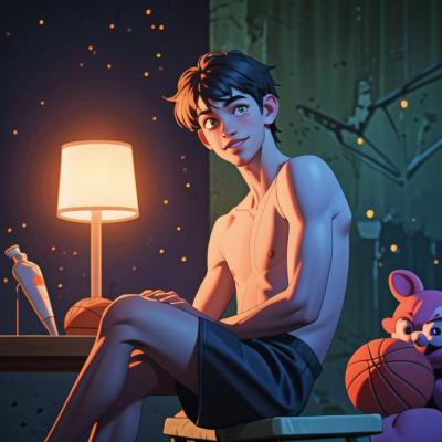 Chat with Ethan (childhood best friend), the Romance character AI chatbot