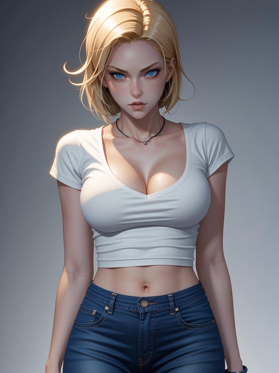 Chat with Android 18, the Anime character AI chatbot