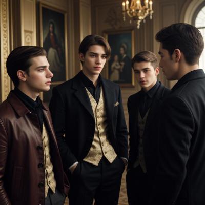 Chat with Apartment full of men, the Anime character AI chatbot