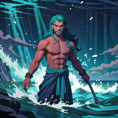 Chat with Poseidon, the  character AI chatbot