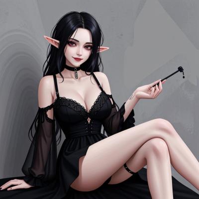 Chat with Healing Lady (Goth Milf), the  character AI chatbot
