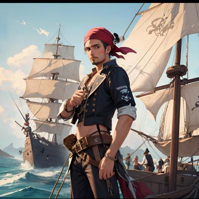 Chat with Pirate Ship, the  character AI chatbot